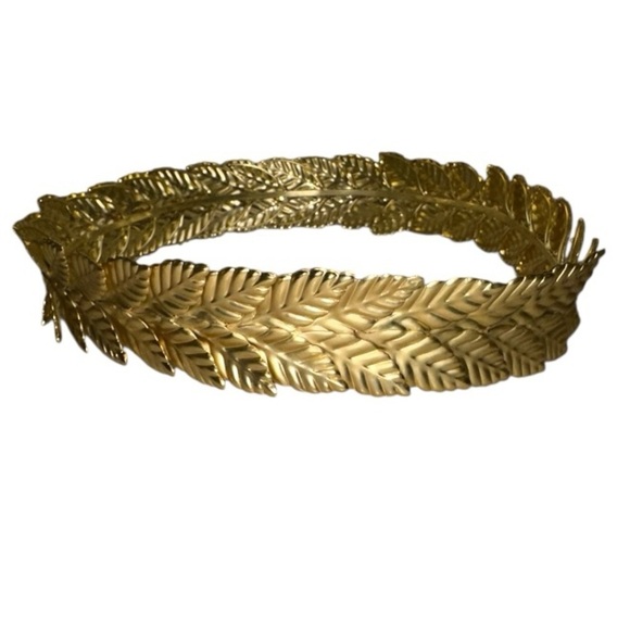Elegant Caesar Laurel Leaf Gold Crown Costume Accessory for Halloween 👻 - Picture 8 of 13